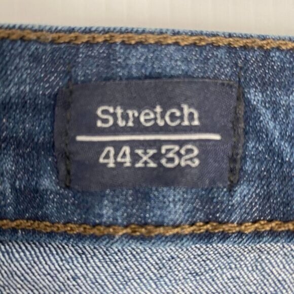 PD&C Paper Authenticity Denim Cloth Slim Straight Blue Jeans Mens Size 44X32 - Picture 3 of 11